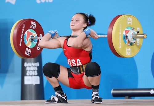 2018-10-11 Clean & Jerk (Weightlifting Girls' 58kg) at 2018 Summer Youth Olympics by Sandro Halank–279